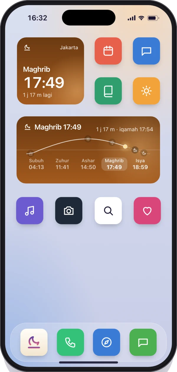 Design preview: Walasr widgets on the iPhone Home Screen